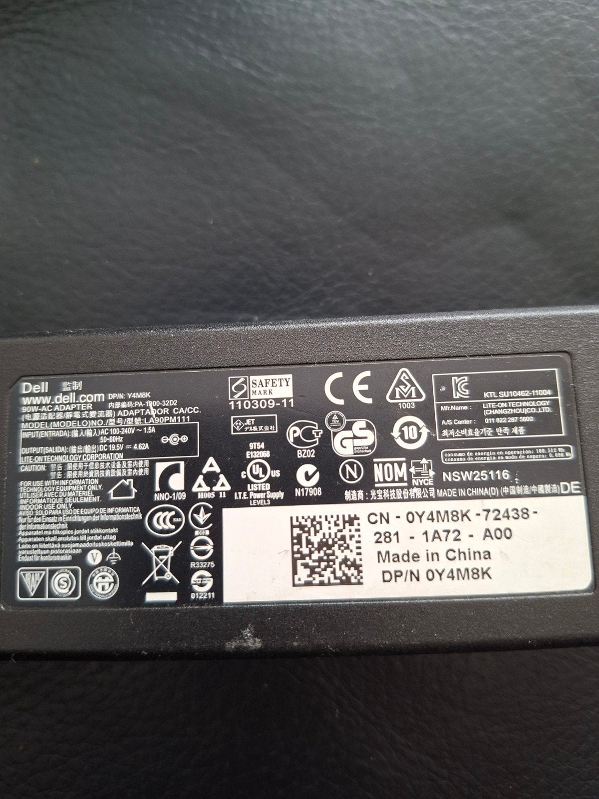 Originele Dell Oplader - 65W, 19.5V, 3.34A, Computers en Software, Ophalen of Verzenden, Gebruikt, Dell