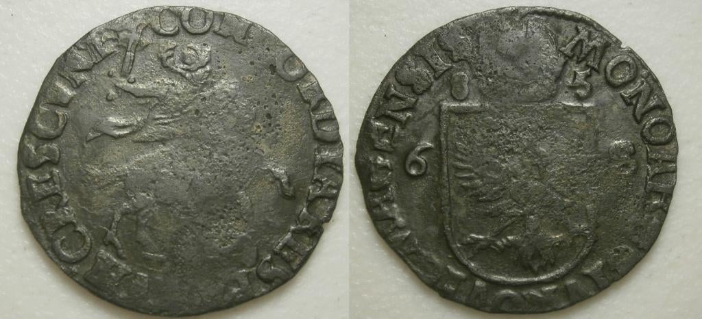 Nijmegen Rijderschelling 1685, Postzegels en Munten, Munten | Nederland, Vóór koninkrijk, Zilver, 25 cent, Ophalen of Verzenden