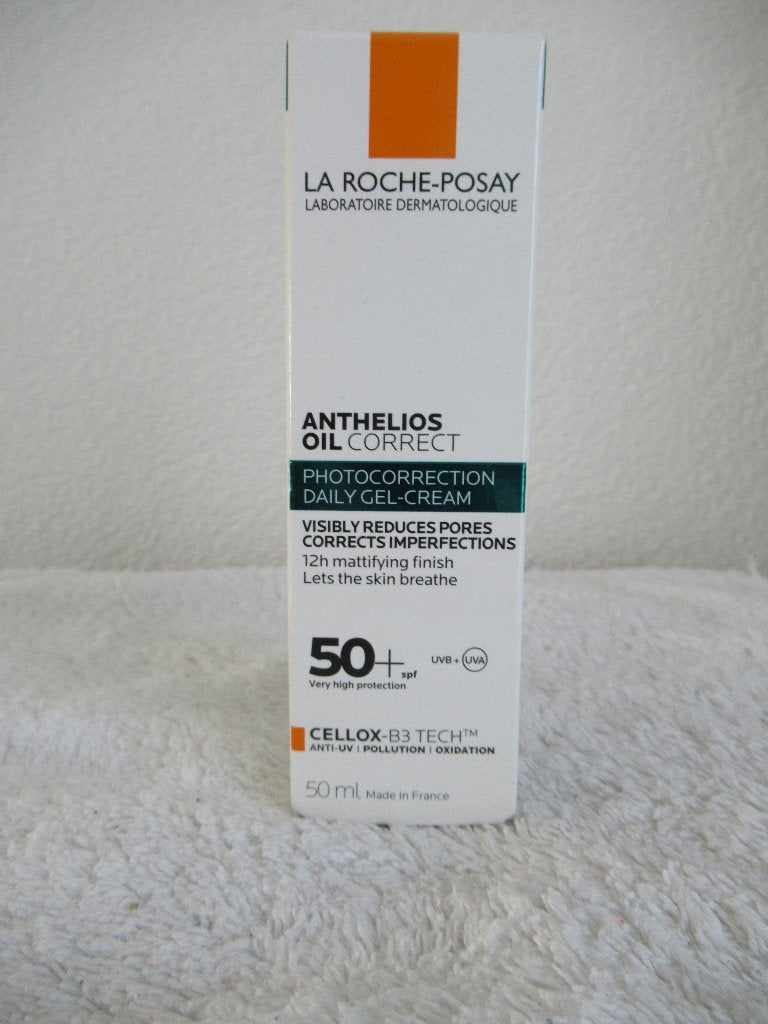 La Roche-Posay Anthelios Oil Correct SPF50+ 50ml, Ophalen of Verzenden, Nieuw, Gehele gezicht, Verzorging