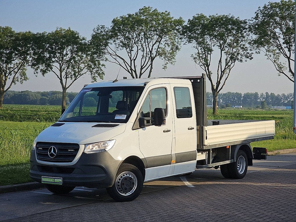 MERCEDES-BENZ SPRINTER 516 dub.cab open-laadbak, Automaat, Lederen bekleding, Gebruikt, Bedrijf