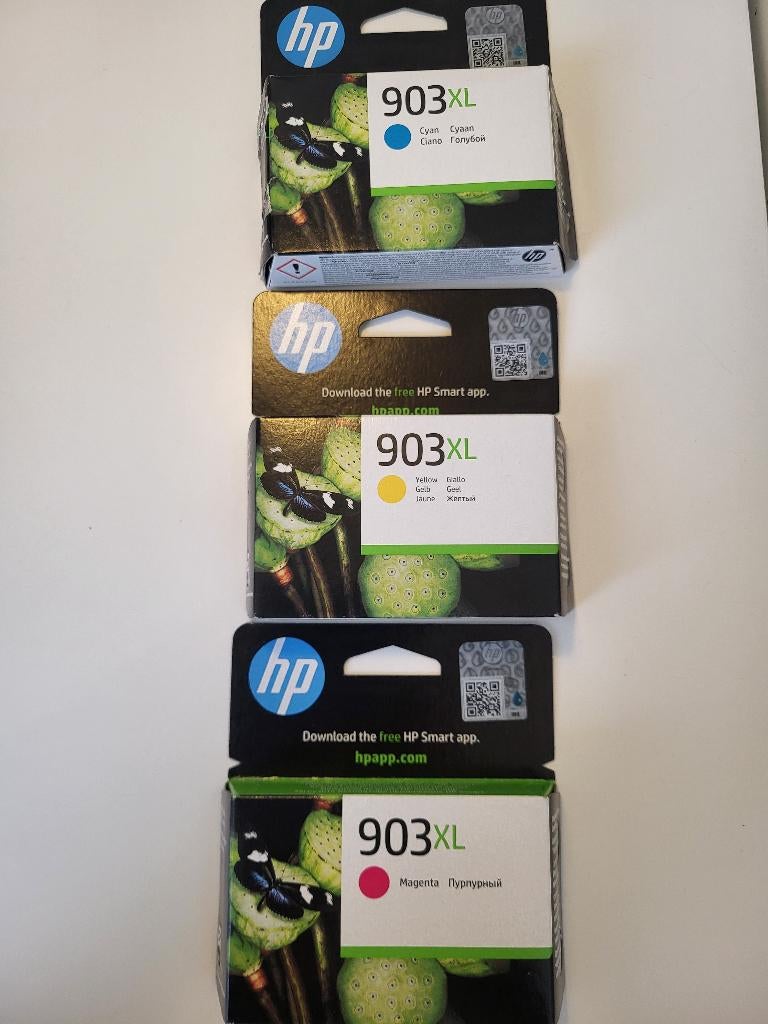 3x cartridge HP 903 kleuren halve prijs!, Computers en Software, Printerbenodigdheden, Nieuw, Cartridge, Ophalen