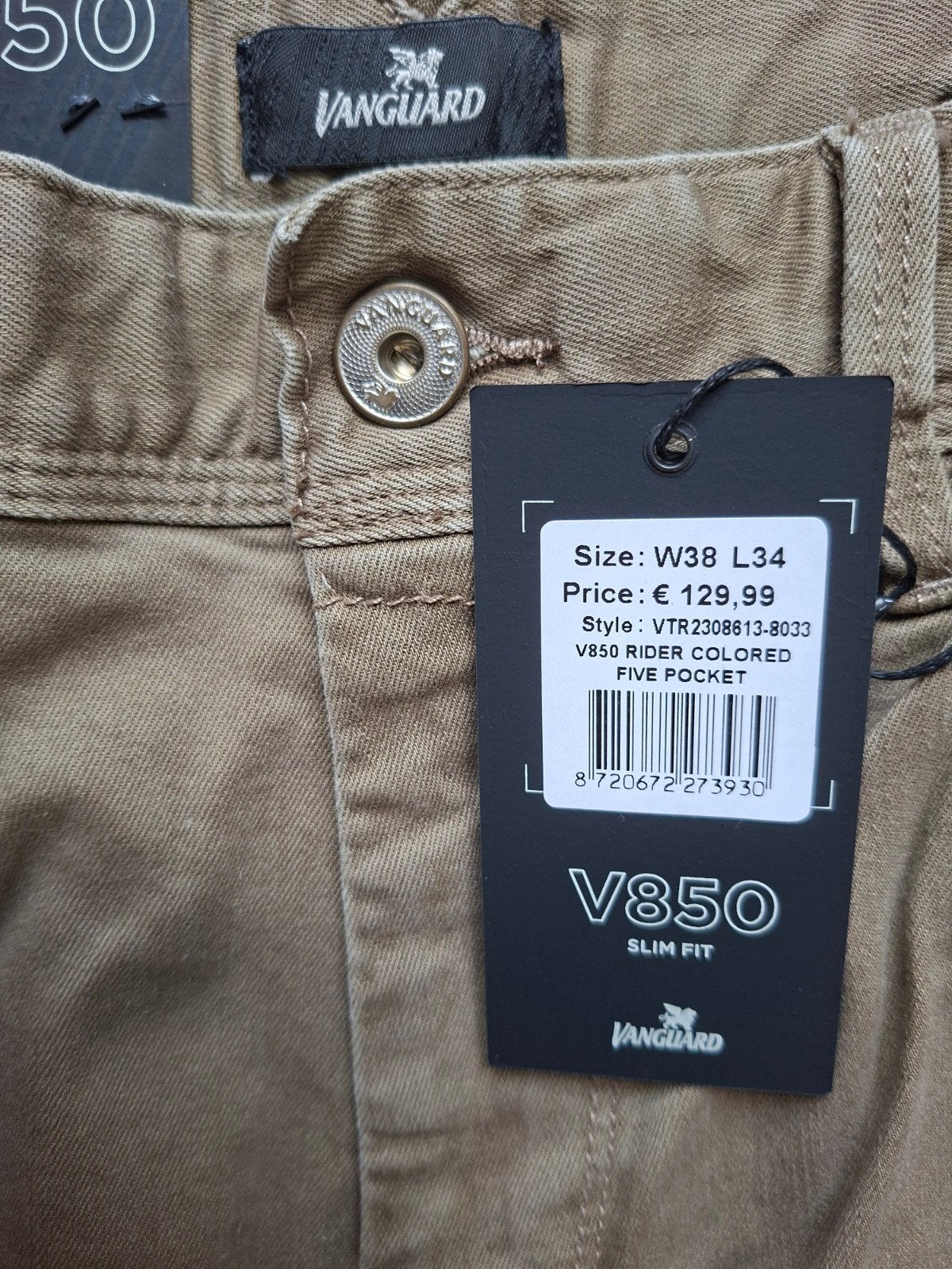 VANGUARD V850 slimfit jeans W38 L34 3 voor €149,95, W36 - W38 (confectie 52/54), Overige kleuren, Nieuw, Ophalen of Verzenden