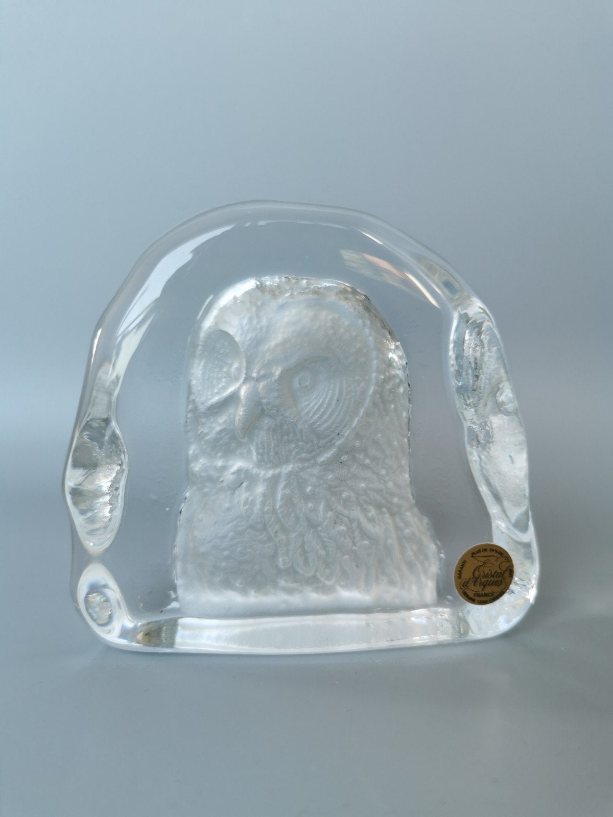 Uil presse papier Crystal d Arques France, Verzenden