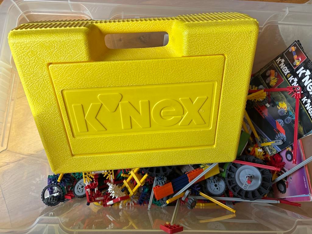 Grote K'nex set in opbergbox, Ophalen, Zo goed als nieuw, K'nex