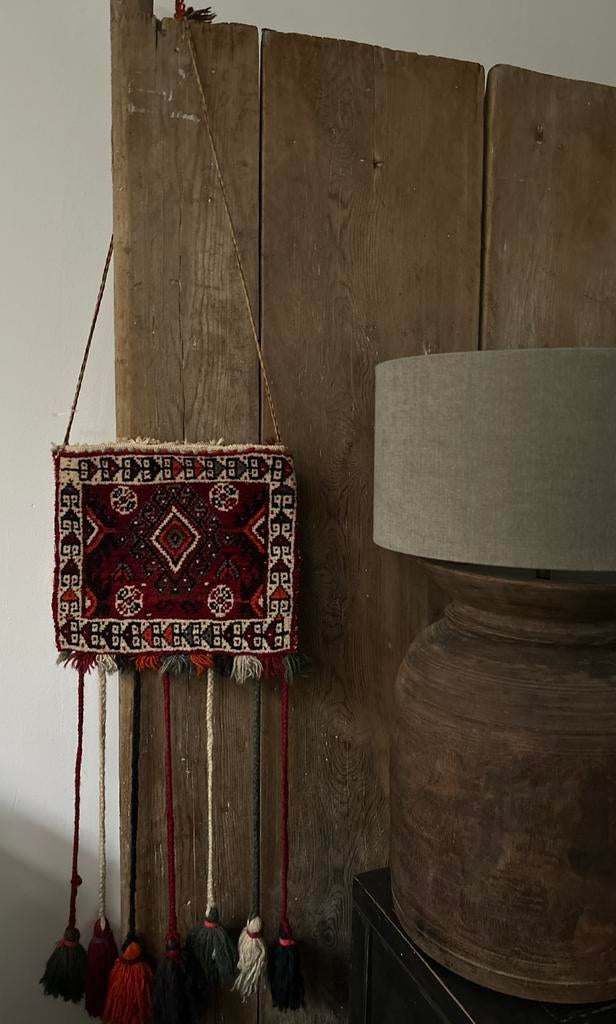 Vintage Perzische kamelen nomadentas kwaste oosters bohemian, Ophalen of Verzenden