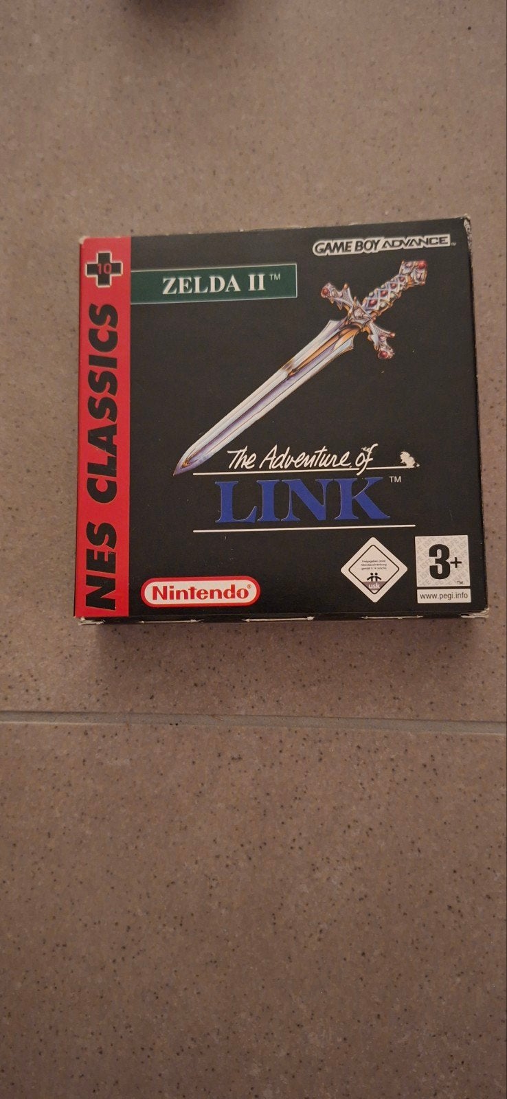 Zelda 2 NES Classic GBA CIB + ONGEKRASTE VIP KAART, Spelcomputers en Games, Games | Nintendo Game Boy, Avontuur en Actie, 1 speler