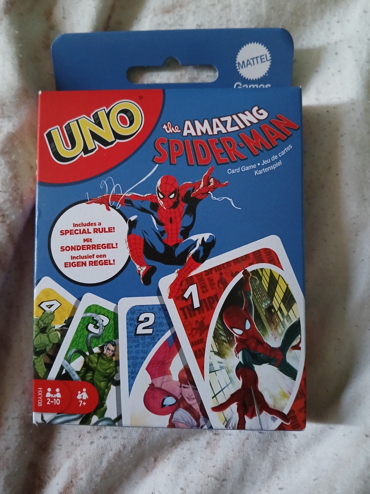 Uno Spiderman., Vijf spelers of meer, Ophalen of Verzenden, Nieuw, Mațtel