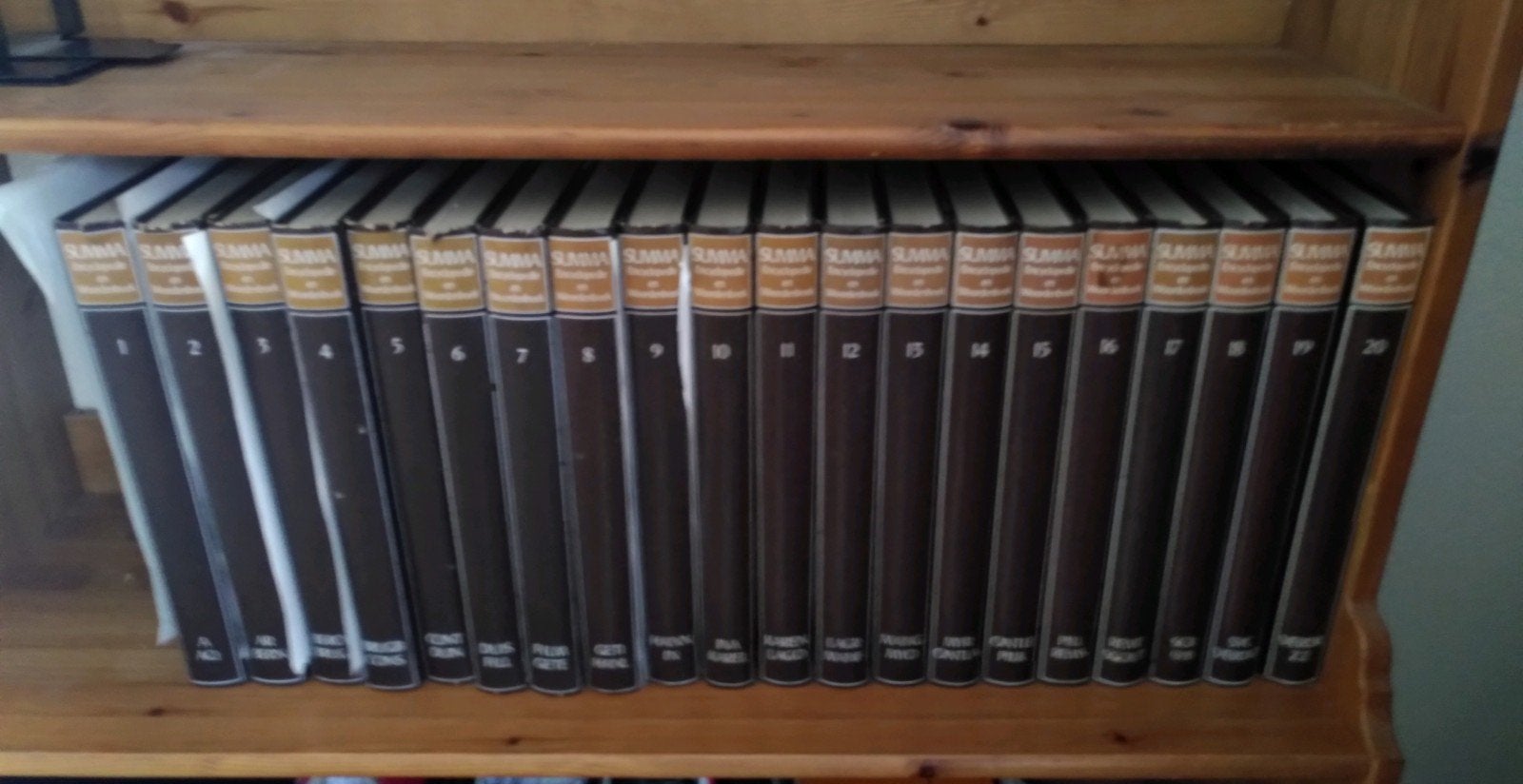 encyclopedie Summa 20 delen, Ophalen, Zo goed als nieuw, Algemeen