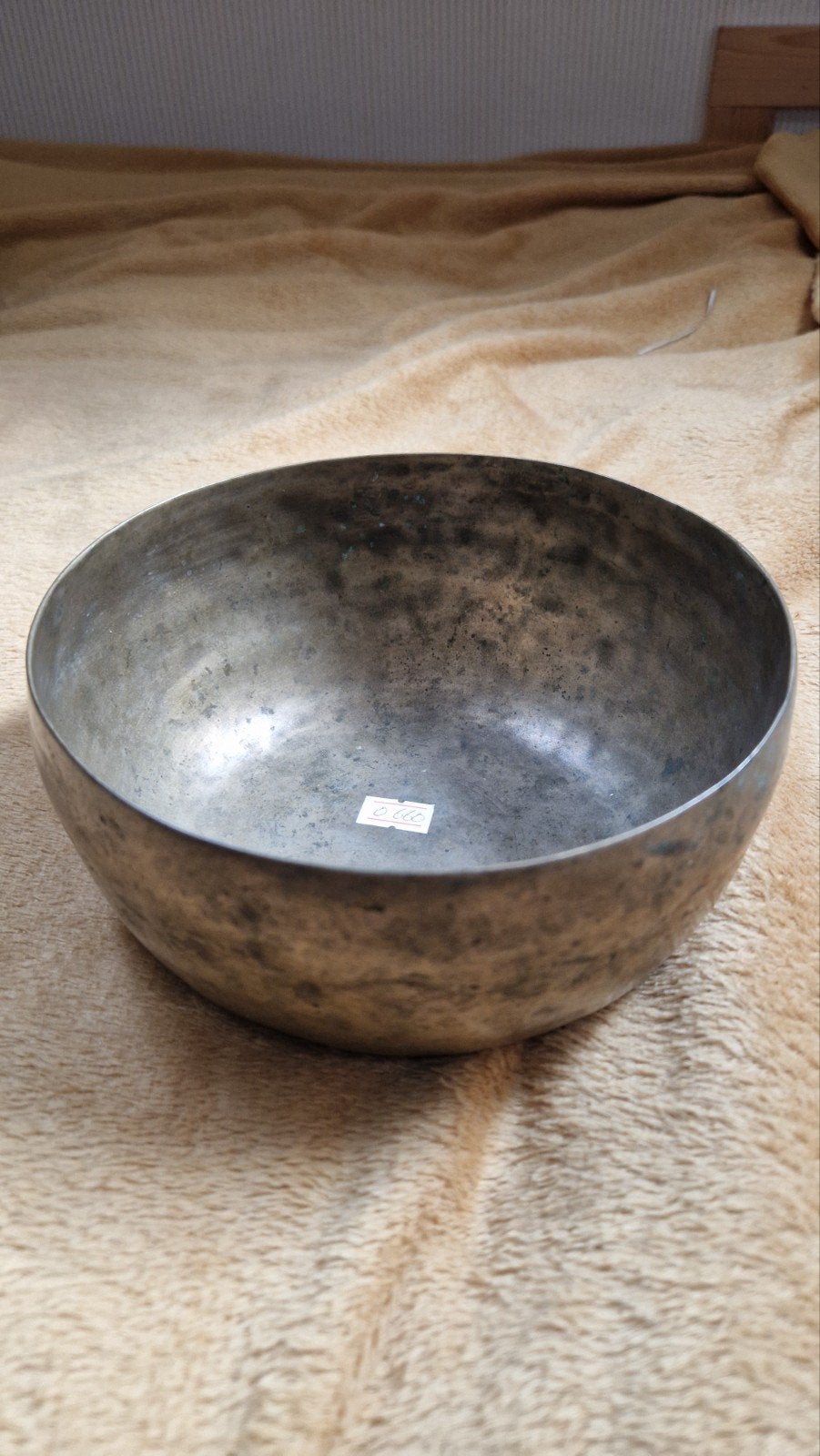 Klankschaal 660gr 17cm oud!, Ophalen of Verzenden, Overige soorten