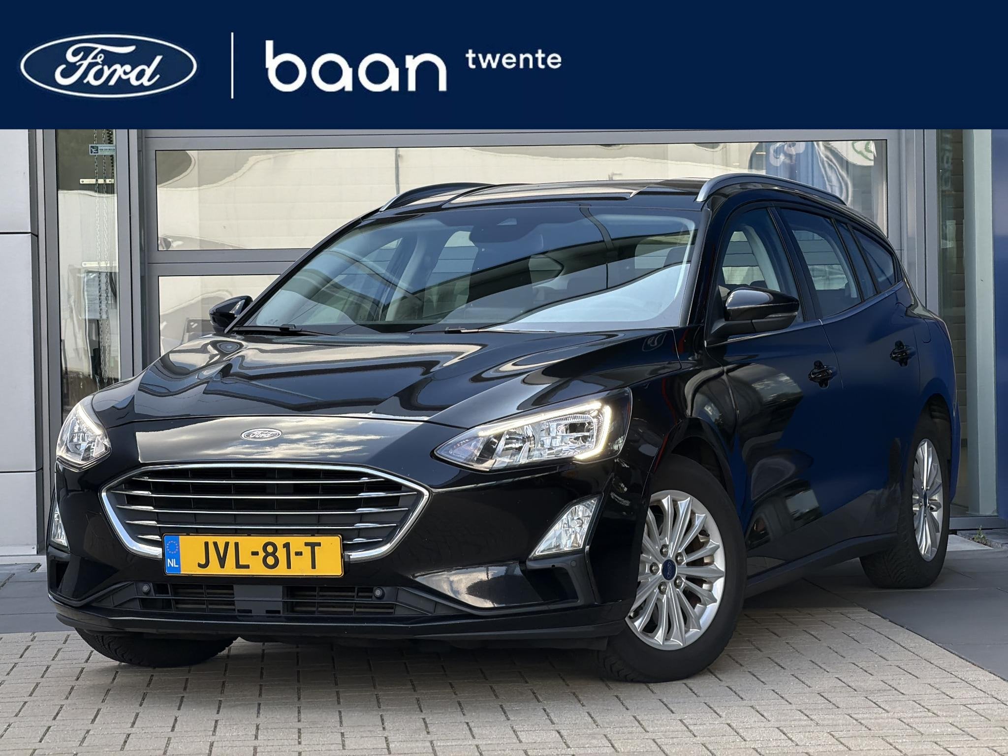 Ford Focus Wagon 1.0 EcoBoost Hybrid Titanium X Business | W, Auto's, 12 maanden, Gebruikt, Euro 6, Zwart