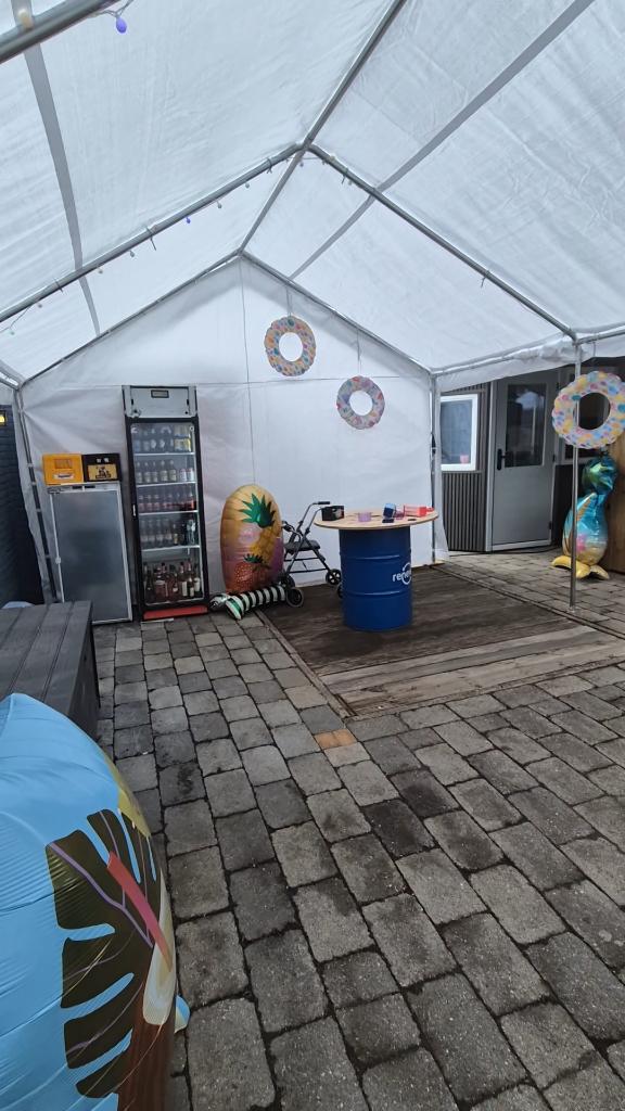 partytent 6 x 4 meter te koop / leen, Tuin en Terras, Partytenten, Ophalen, Opvouwbaar, Partytent, Nieuw