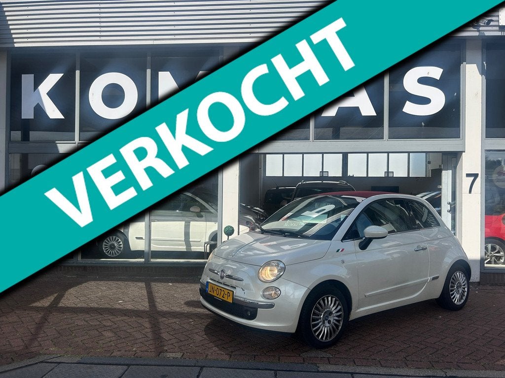 Fiat 500 C 1.2 CABRIO|Nw.Distributieriem|Airco|CARPLAY|Apk|P, Auto's, Fiat, Euro 5, Gebruikt, 4 cilinders, Cabriolet