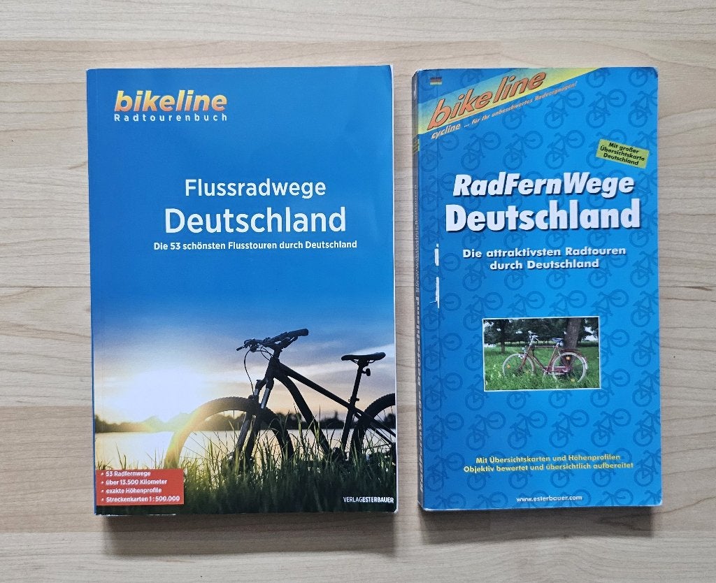 Fietsroute gidsen Flussradwege, Radfernwege Deutschland, Europa, Ophalen of Verzenden, Reisgids of -boek, Gelezen