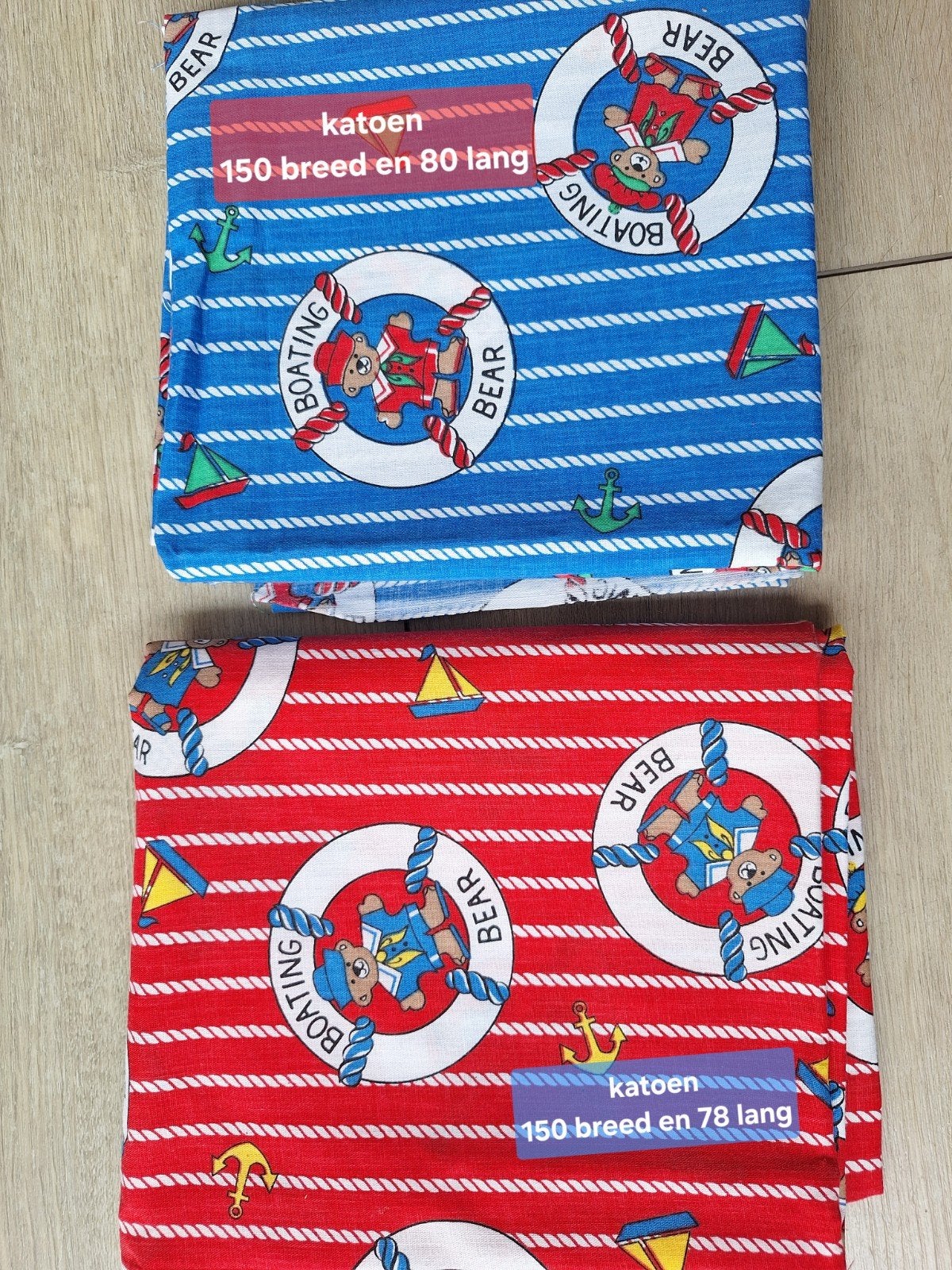 Diverse leuke katoenen lapjes - Verschillende maten, Overige kleuren, Nieuw, Ophalen of Verzenden, 30 tot 120 cm