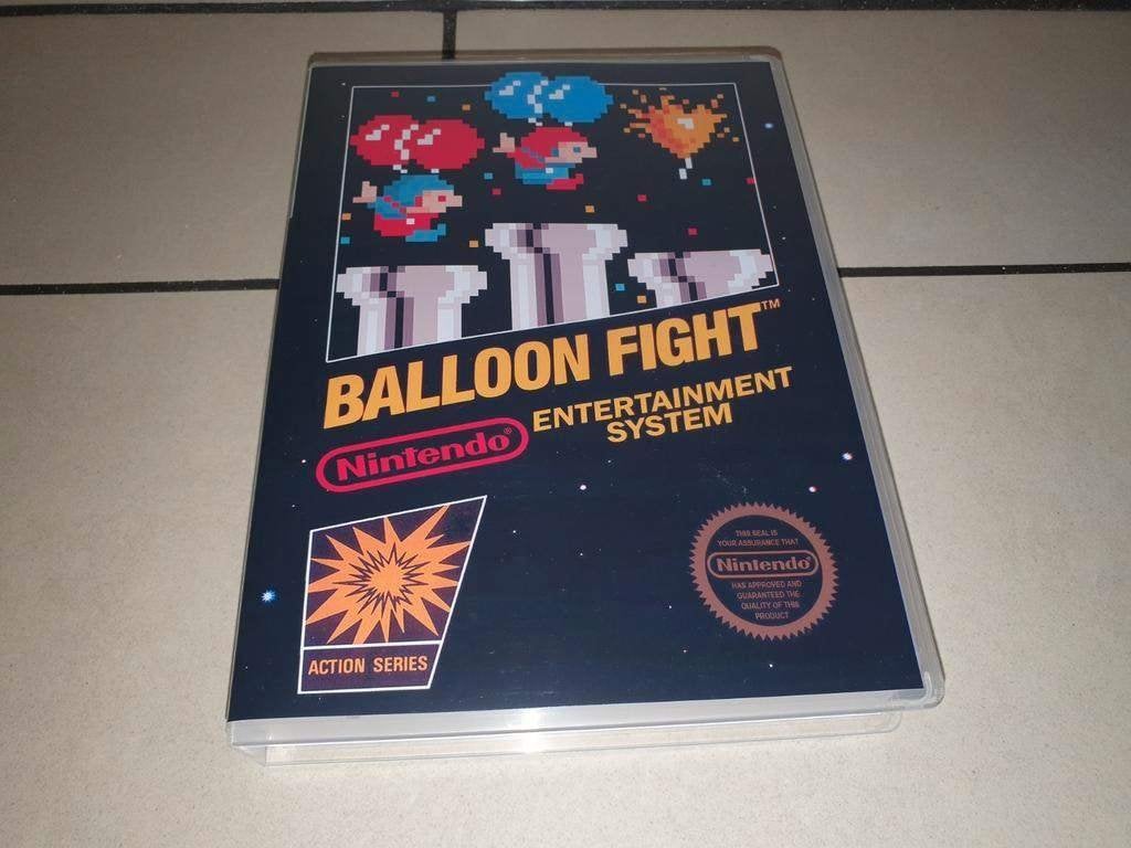 Balloon Fight NES Game Case, Vechten, Verzenden, 1 speler, Zo goed als nieuw
