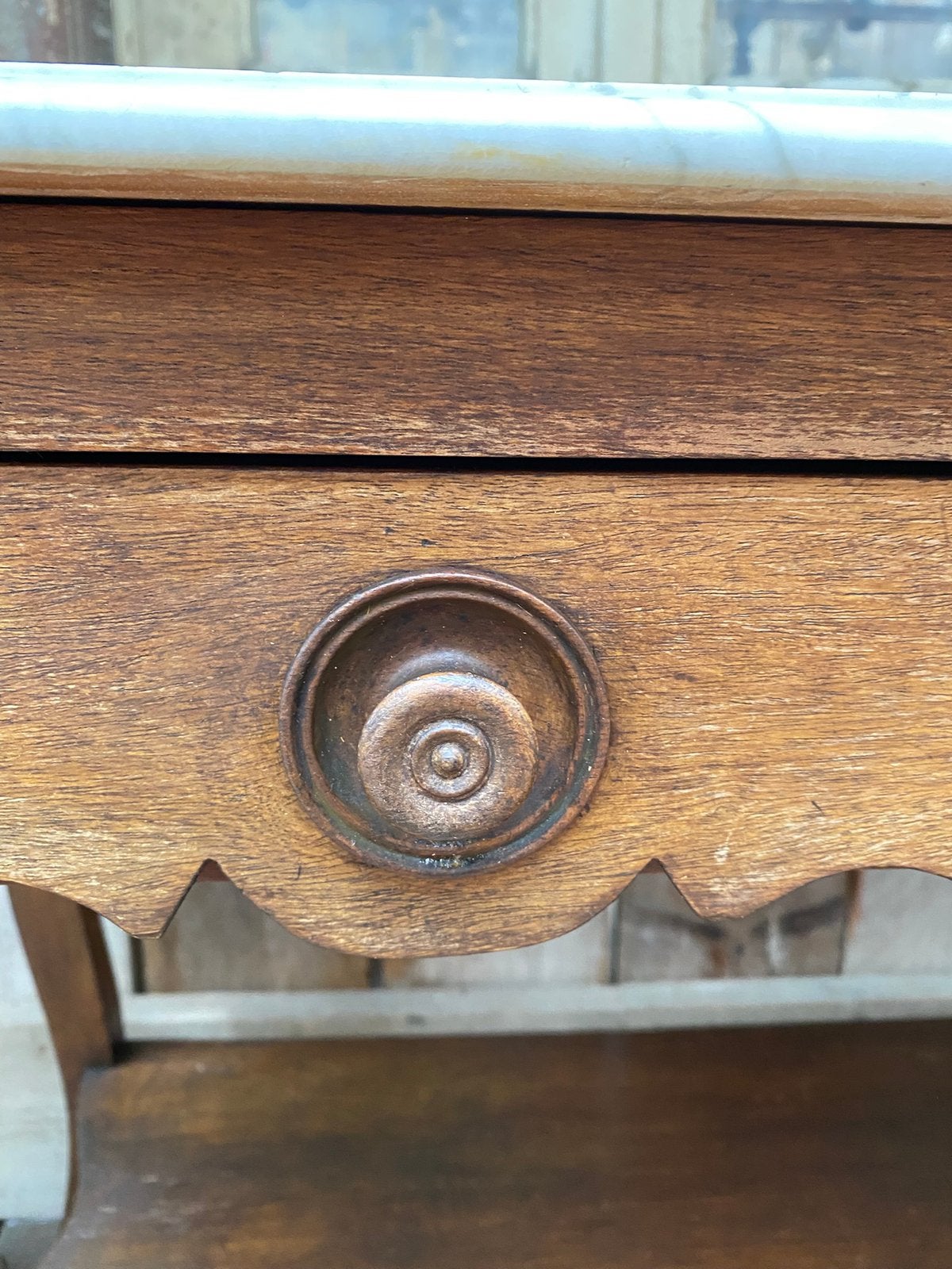 Frans antieke wastafel sidetable wandtafel, Ophalen