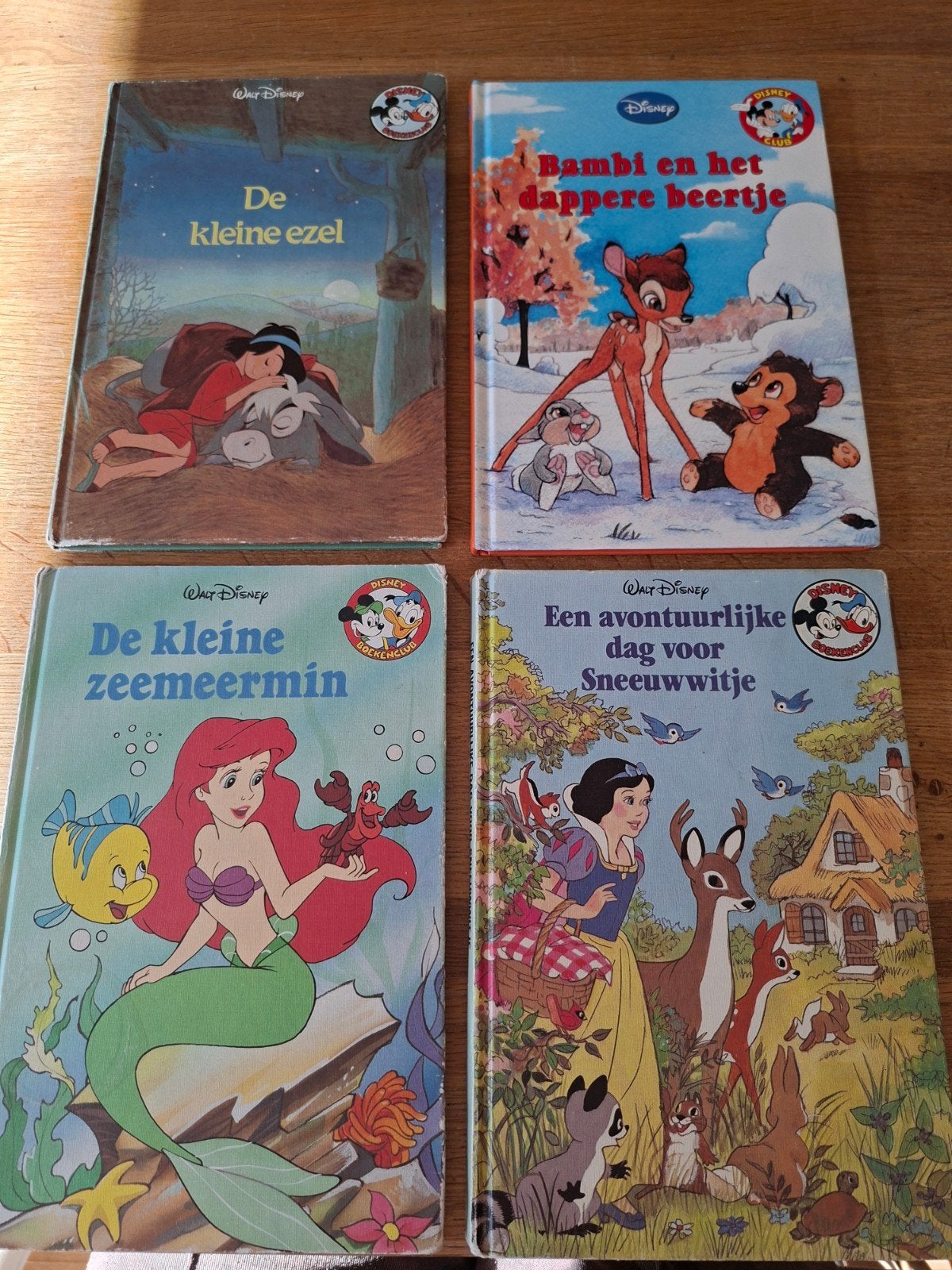 4 Disney boekjes, Boeken, Gelezen, Walt Disney, Ophalen of Verzenden, Gouden boekje