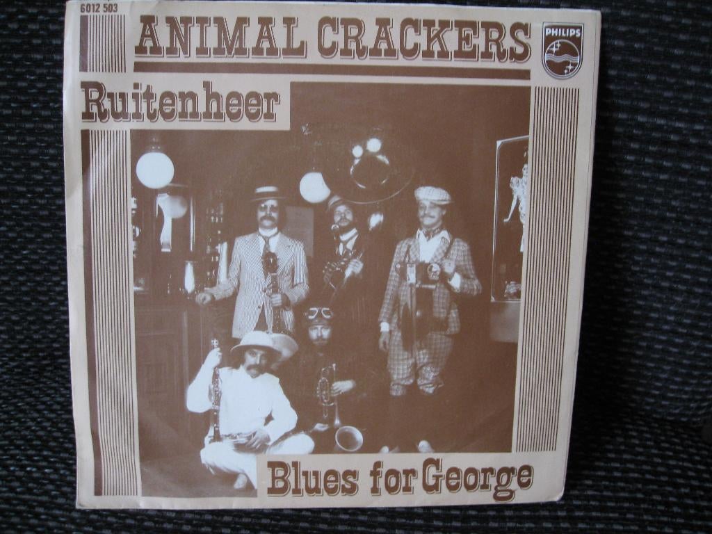 single Animal Crackers  – Ruitenheer - Blues For George 1975, Ophalen of Verzenden, Gebruikt, Pop, Single