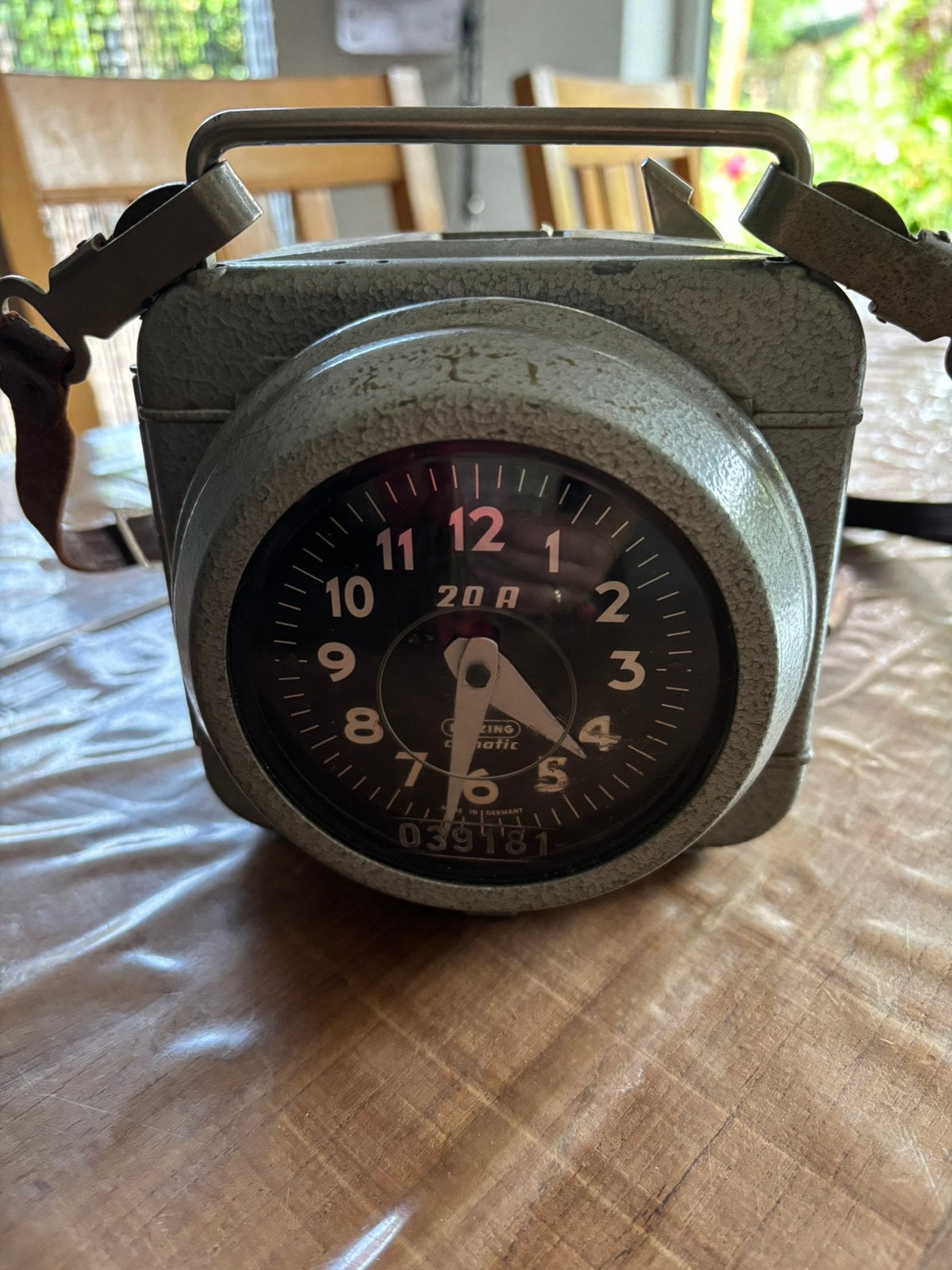 Vintage duivenklok, Ophalen of Verzenden, Gebruikt, Analoog