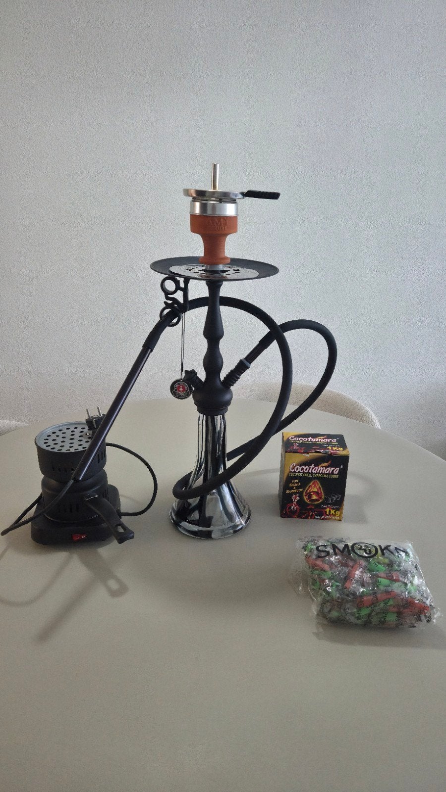 Amy Deluxe Shisha Waterpijp, complete set!, Ophalen, Zo goed als nieuw