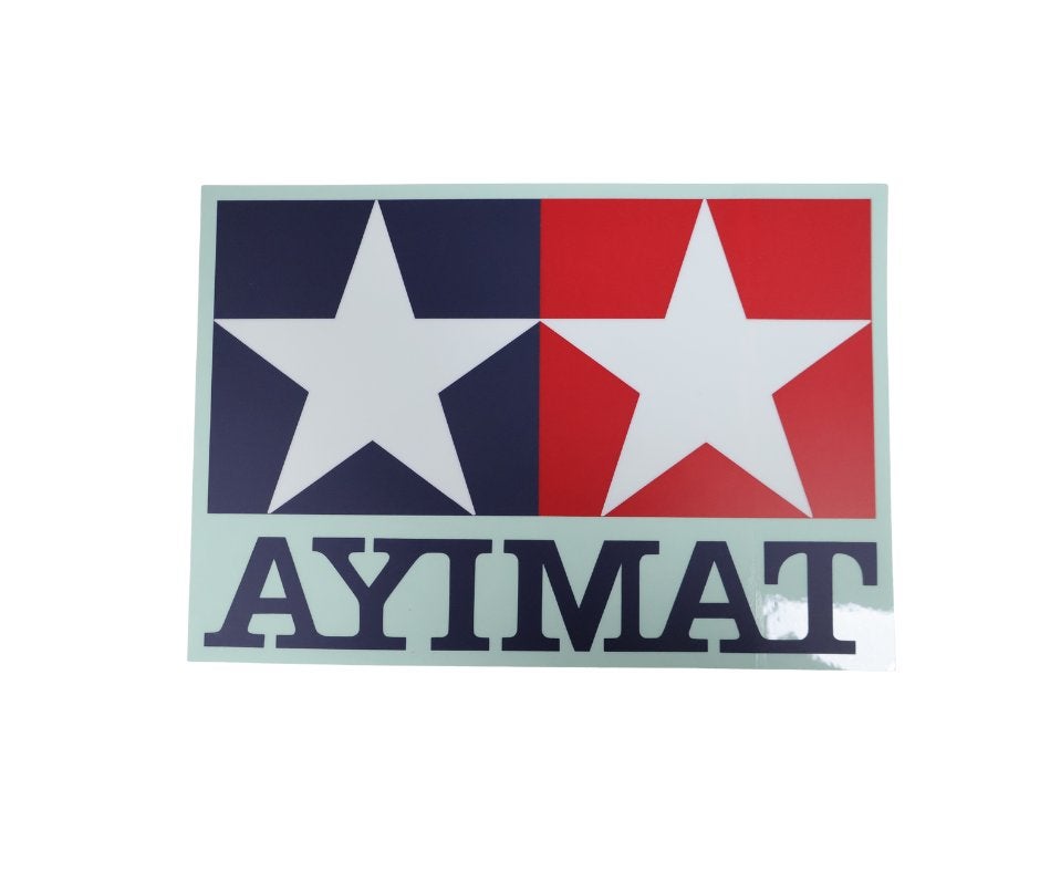 Tamiya 66013 TAMIYA sticker 168x242 mm (1) Spiegelversie, Ophalen of Verzenden, Nieuw