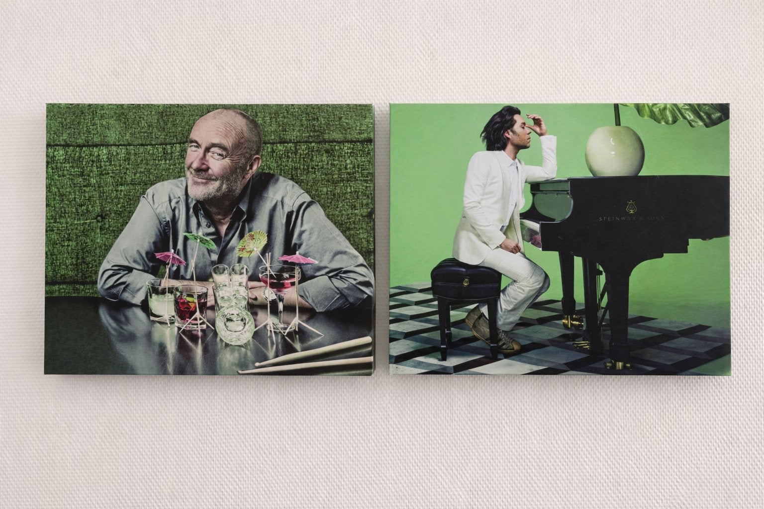 Canvas set Phil Collins & Rufus Wainwright (40x60cm), Ophalen, Minder dan 50 cm, 50 tot 75 cm, Print