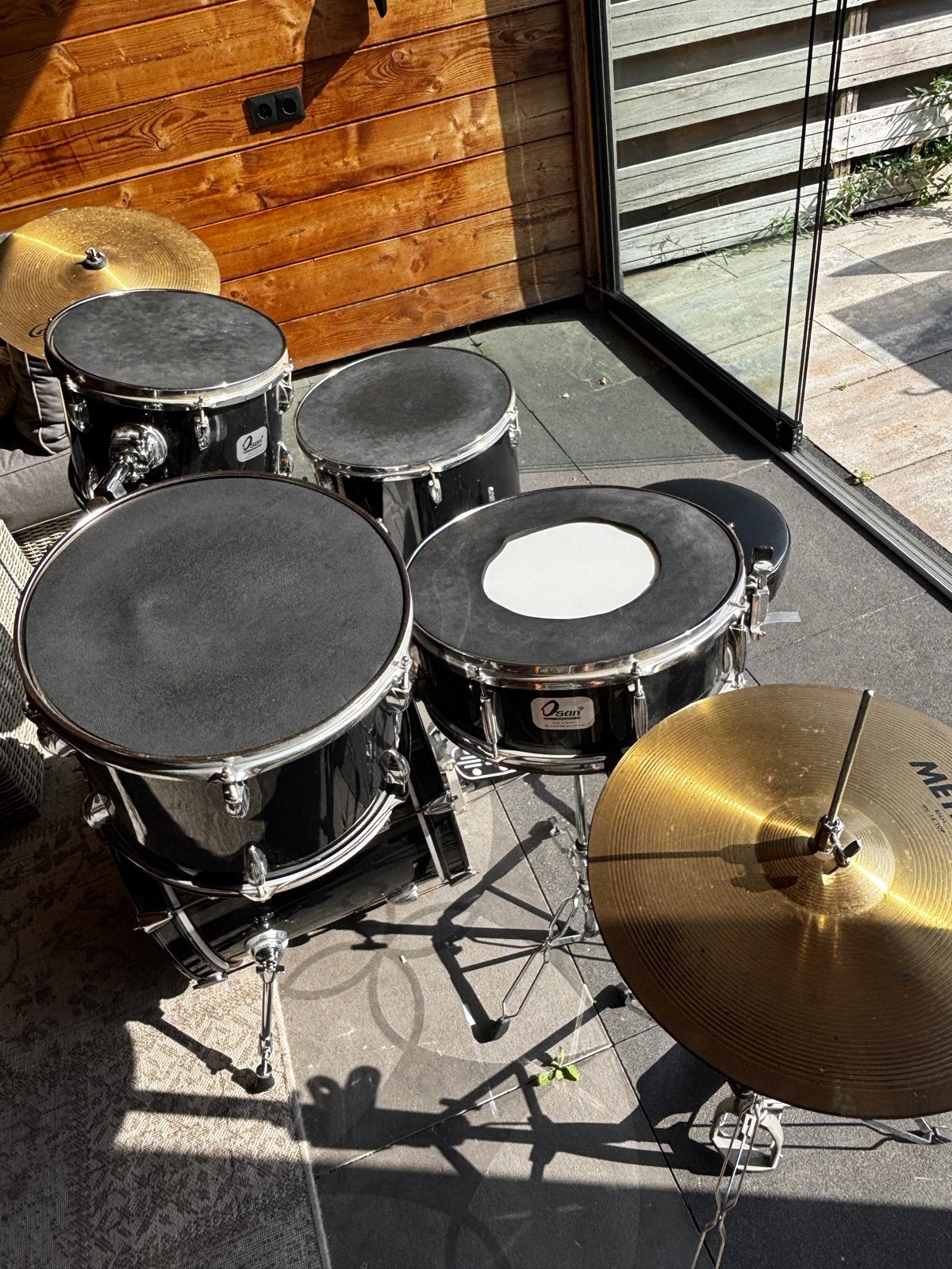 Compleet Osan drumstel voor beginners, Ophalen, Gebruikt, Overige merken