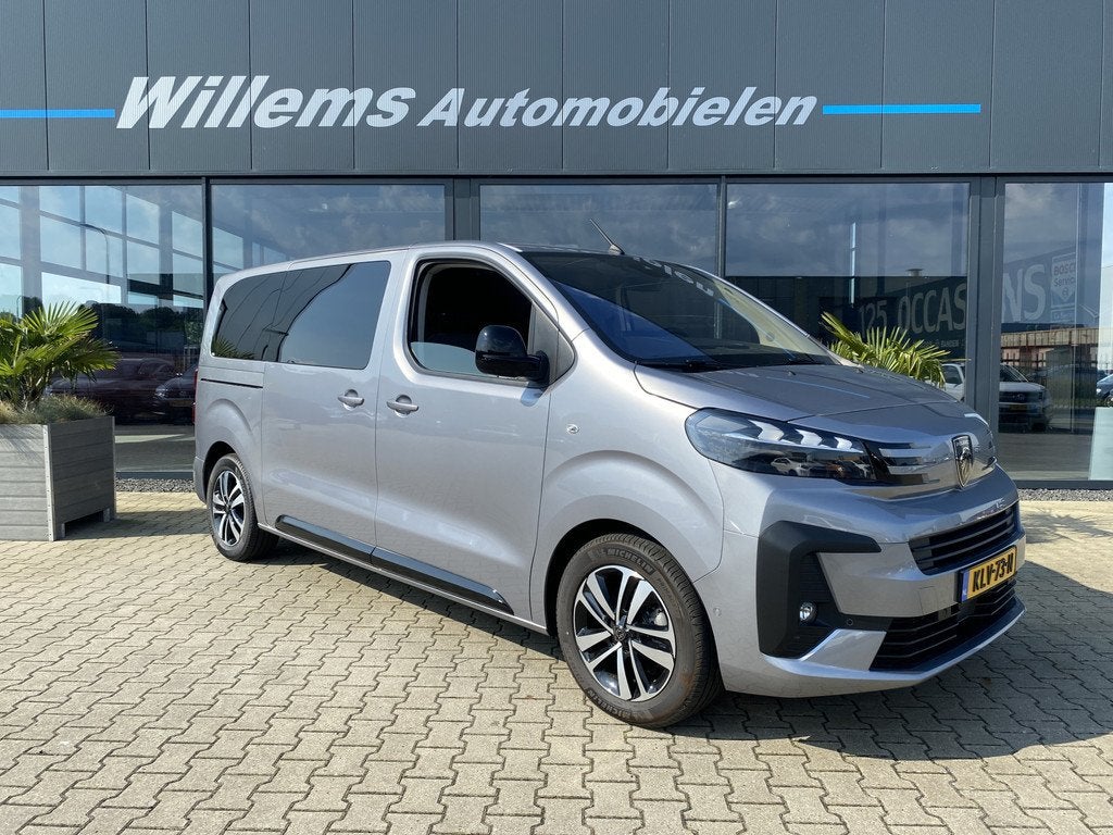 Peugeot e-Traveller Long 50 kWh 8 Persoons Stoelverwarming,, Auto's, Peugeot, Gebruikt, Overige carrosserieën, Met garantie (alle)