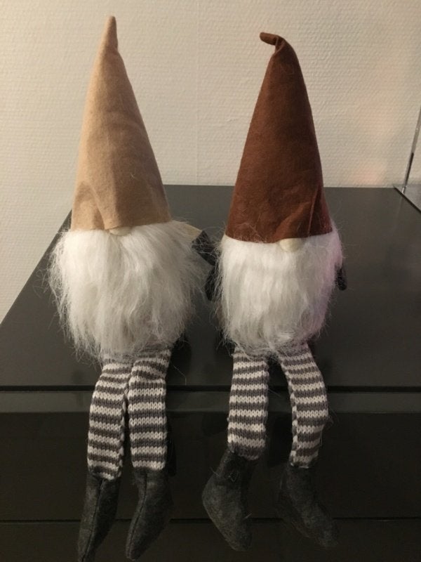 decoratie kabouter met baard en benen of rood als set, Ophalen of Verzenden, Nieuw