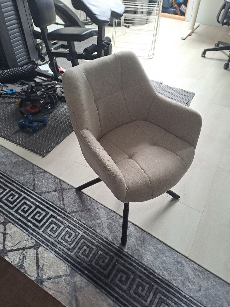 bureaustoel, draaibaar, wit, comfortabel, Ophalen, Wit, Nieuw, Bureaustoel