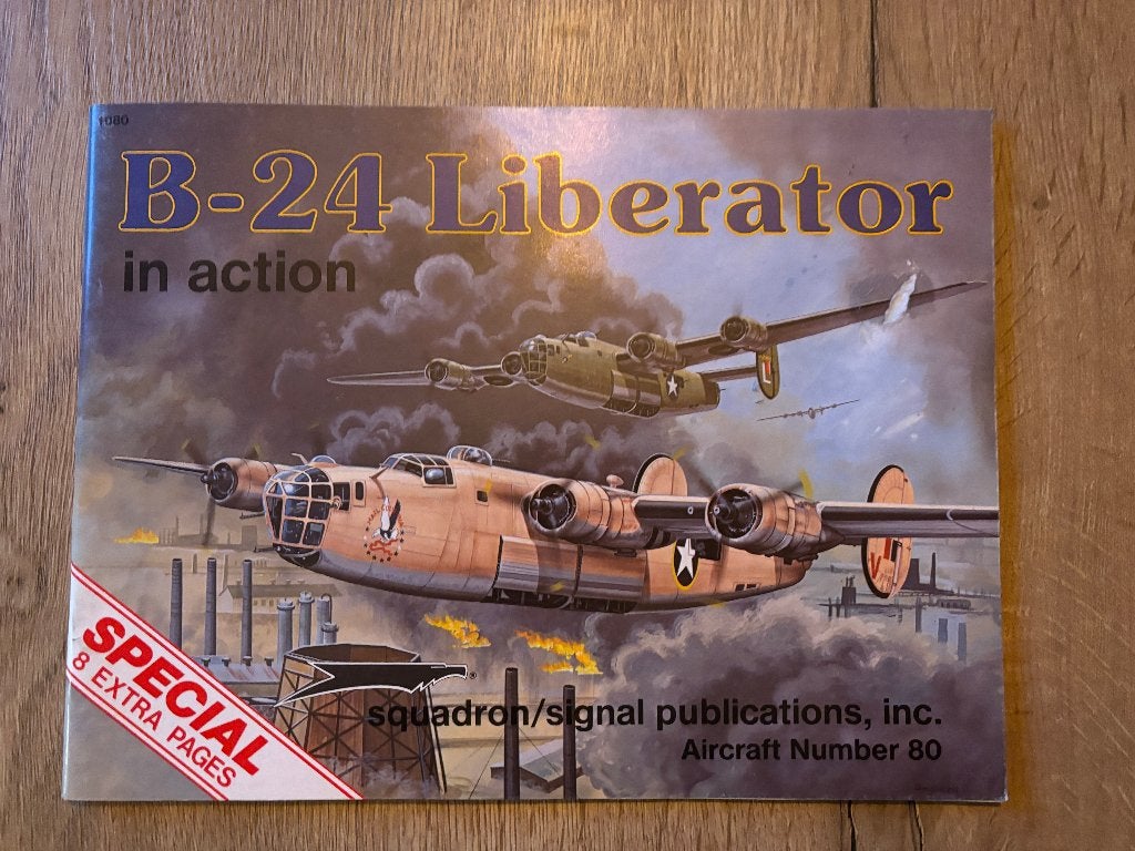 B24 Liberator in action (boek WW2 usa Airforce), Ophalen, Tweede Wereldoorlog, Gelezen, Luchtmacht