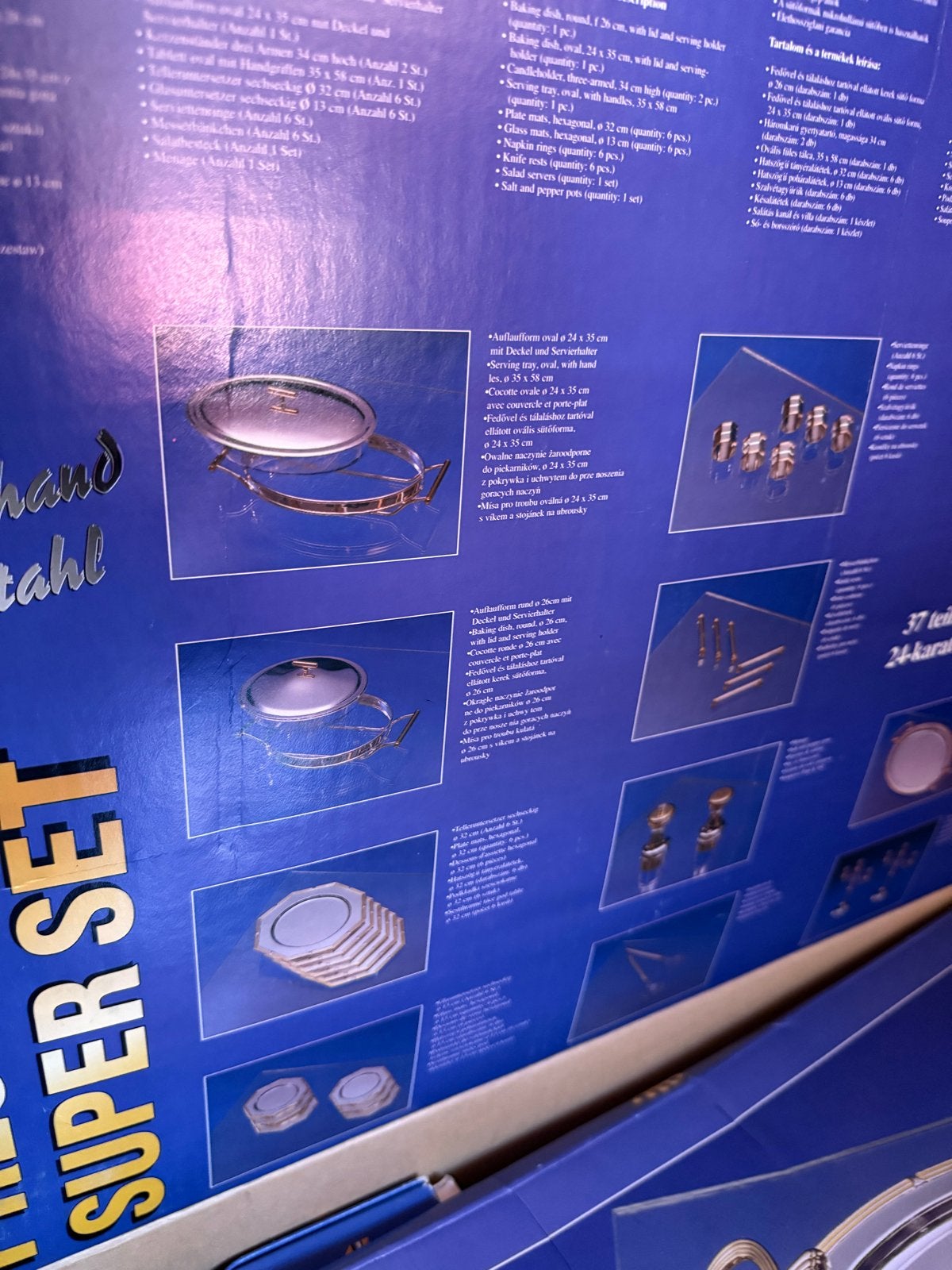 37-delig zilver servies nieuw in doos - International Presti, Ophalen of Verzenden