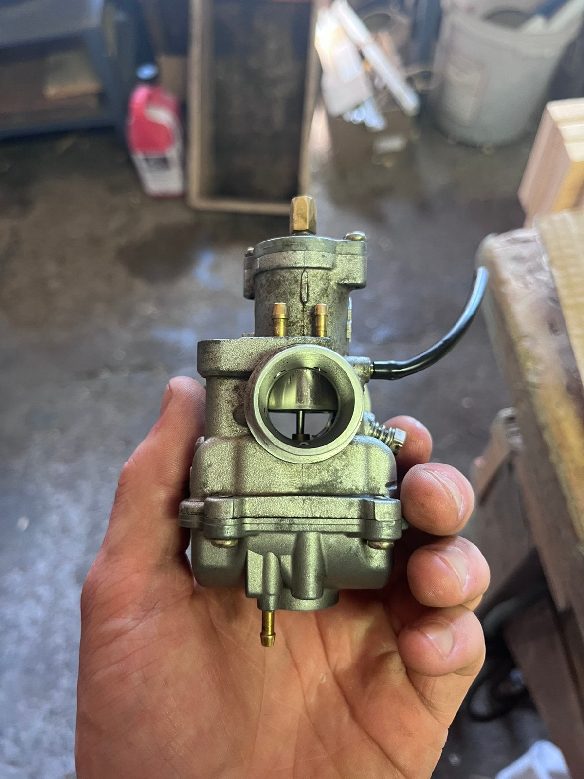 Polini 19mm carburateur en spruitstuk, Ophalen, Zo goed als nieuw, Carburateur