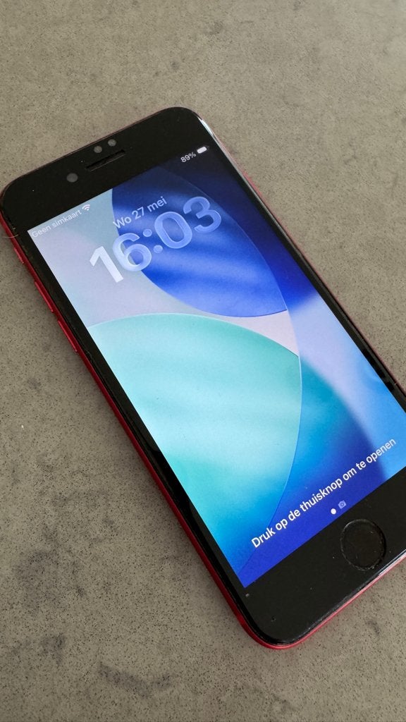 iPhone SE (model 2020), 256GB, rood, in zeer goede staat, Telecommunicatie, Mobiele telefoons | Apple iPhone, 256 GB, 77 %, Ophalen of Verzenden