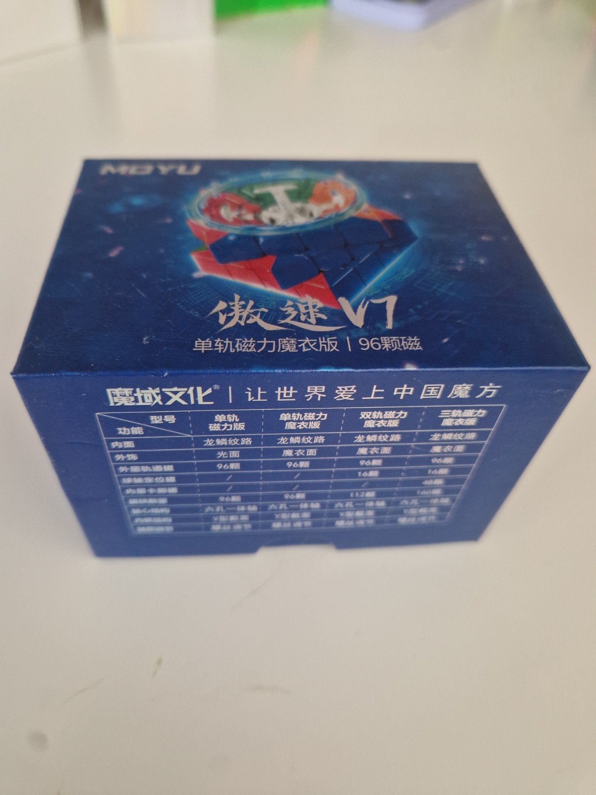 MoYu AoSu V7 4x4 Single Track Magnetische Magic Cube, Ophalen of Verzenden, Zo goed als nieuw, Jongen of Meisje