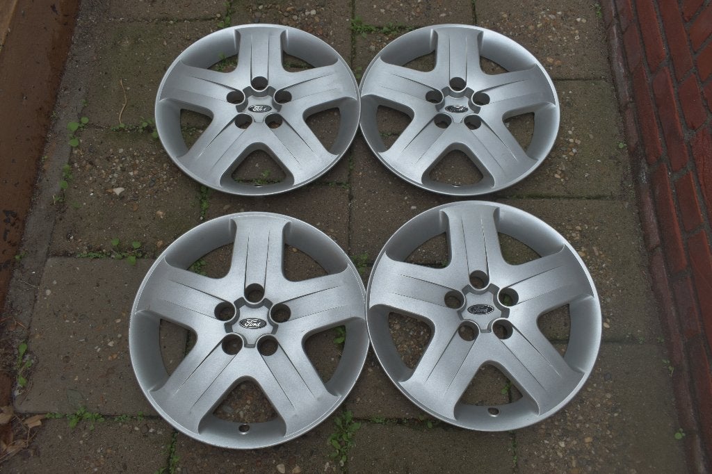 Set van 4 originele wieldoppen Ford Transit 15 inch, Auto diversen, Ophalen of Verzenden, Gebruikt