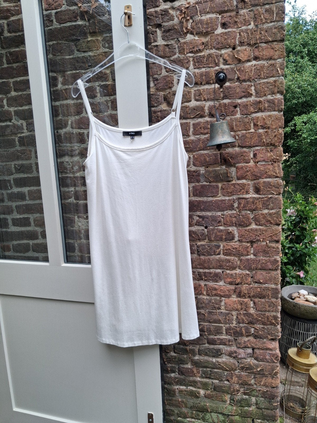 Witte A-lijn jurk van X-Two, maat 46/48 (XL), X-Two, Wit, Maat 46/48 (XL) of groter, Ophalen of Verzenden