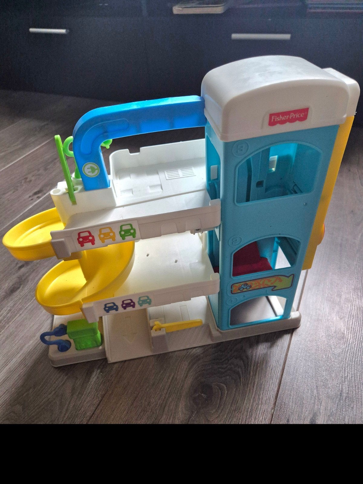Fisher Price Litte People garage, Ophalen of Verzenden, Gebruikt, Speelset