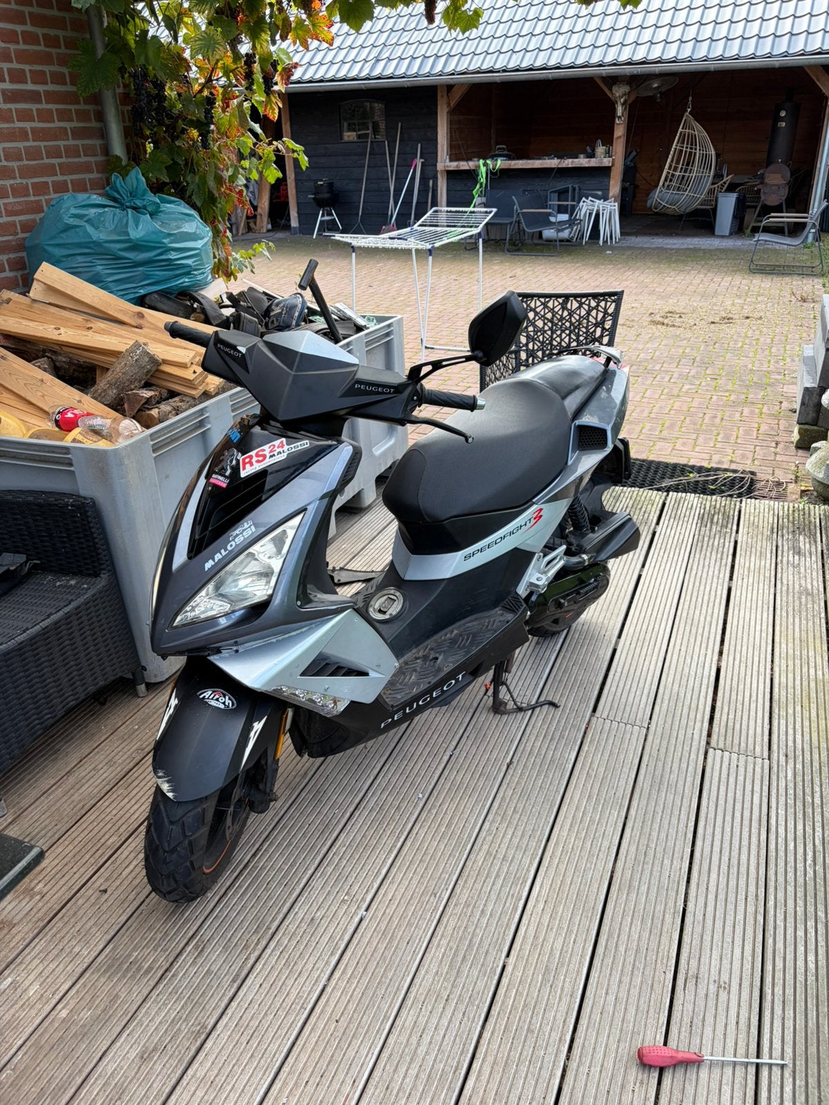Peugeot speedfight 3  4 takt te ruil/ koop, Ophalen, Zo goed als nieuw, Benzine, Speedfight