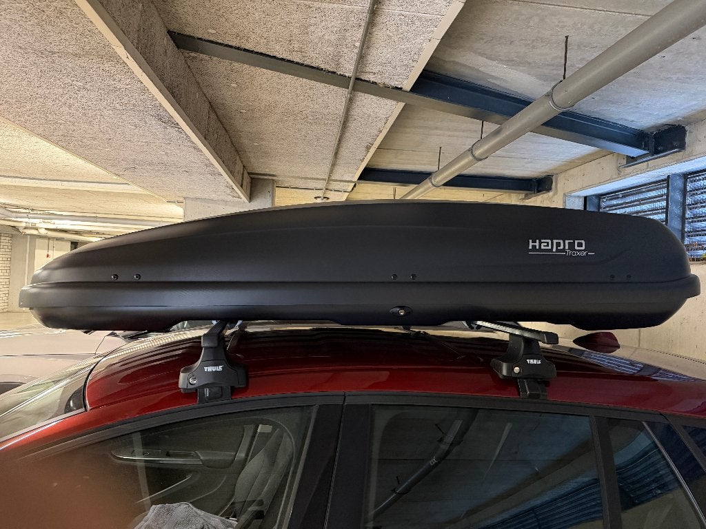 Hapro dakkoffer Traxer 8.6 Antraciet, Ophalen, Zo goed als nieuw
