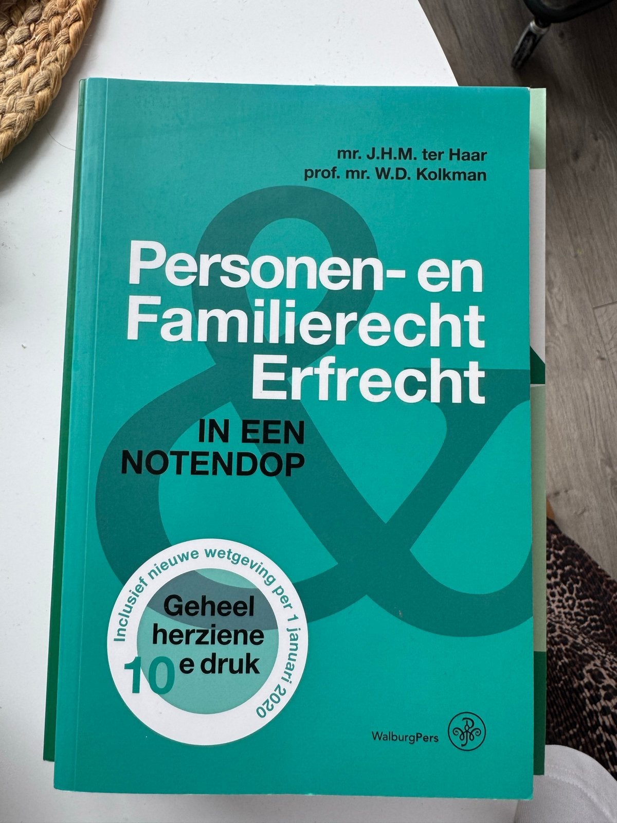 Personen- en Familierecht & Erfrecht in een Notendop (nieuw), Ophalen of Verzenden, Gamma, Nieuw, WO