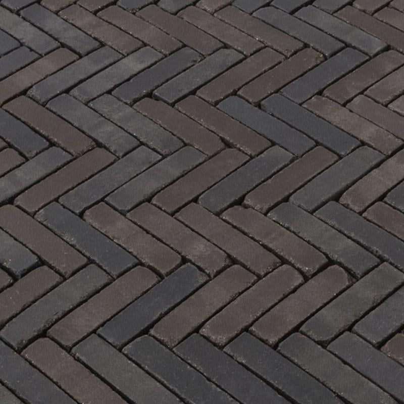 Zwart-Bruine Waaltjes Modena, op voorraad, Ophalen of Verzenden, Nieuw, Keramiek, Terrastegels