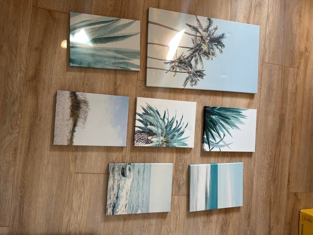 Wanddecoratie strand, Ophalen, Gebruikt, Schilderij, Minder dan 50 cm