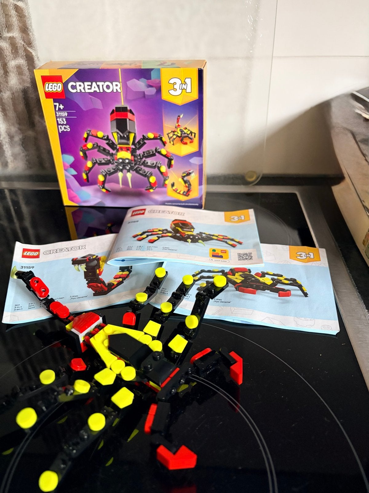 LEGO Creator 31159 Griezelige Spin 3-in-1, Ophalen of Verzenden, Zo goed als nieuw, Overige merken