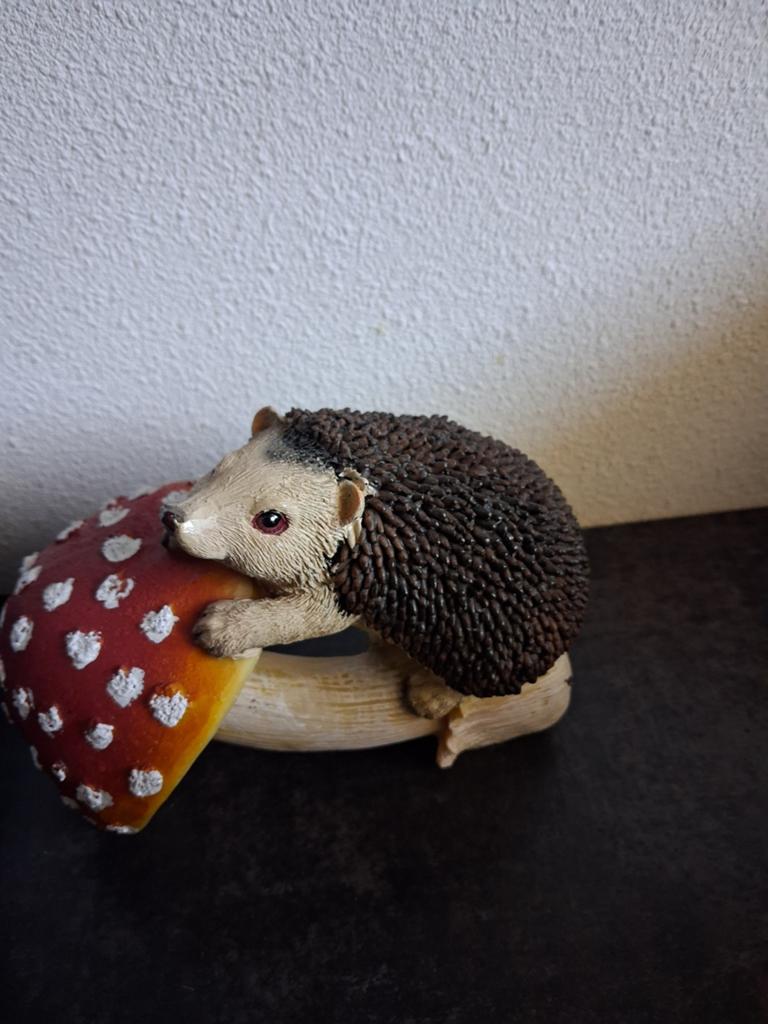 Egel op paddestoel, Ophalen, Zo goed als nieuw, Dier