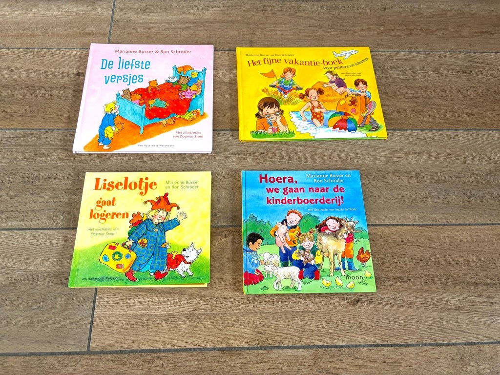 4 Kleuter, peuter boeken Marianne Busser, Boeken, Kinderboeken | Kleuters, Ophalen, Zo goed als nieuw, Fictie algemeen