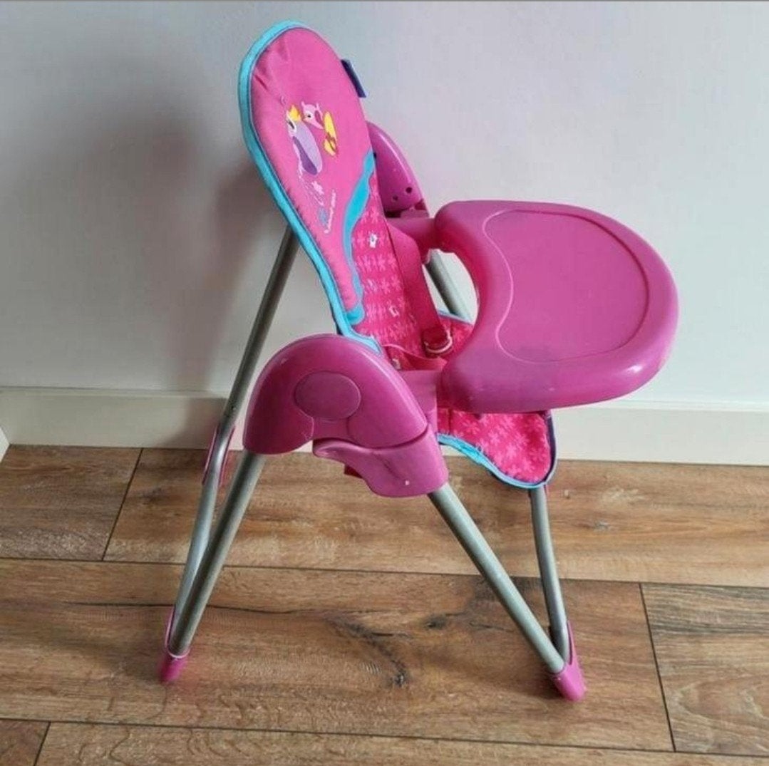 Baby born poppenstoel eetstoel in hoogte verstelbaar., Ophalen, Zo goed als nieuw, Babypop