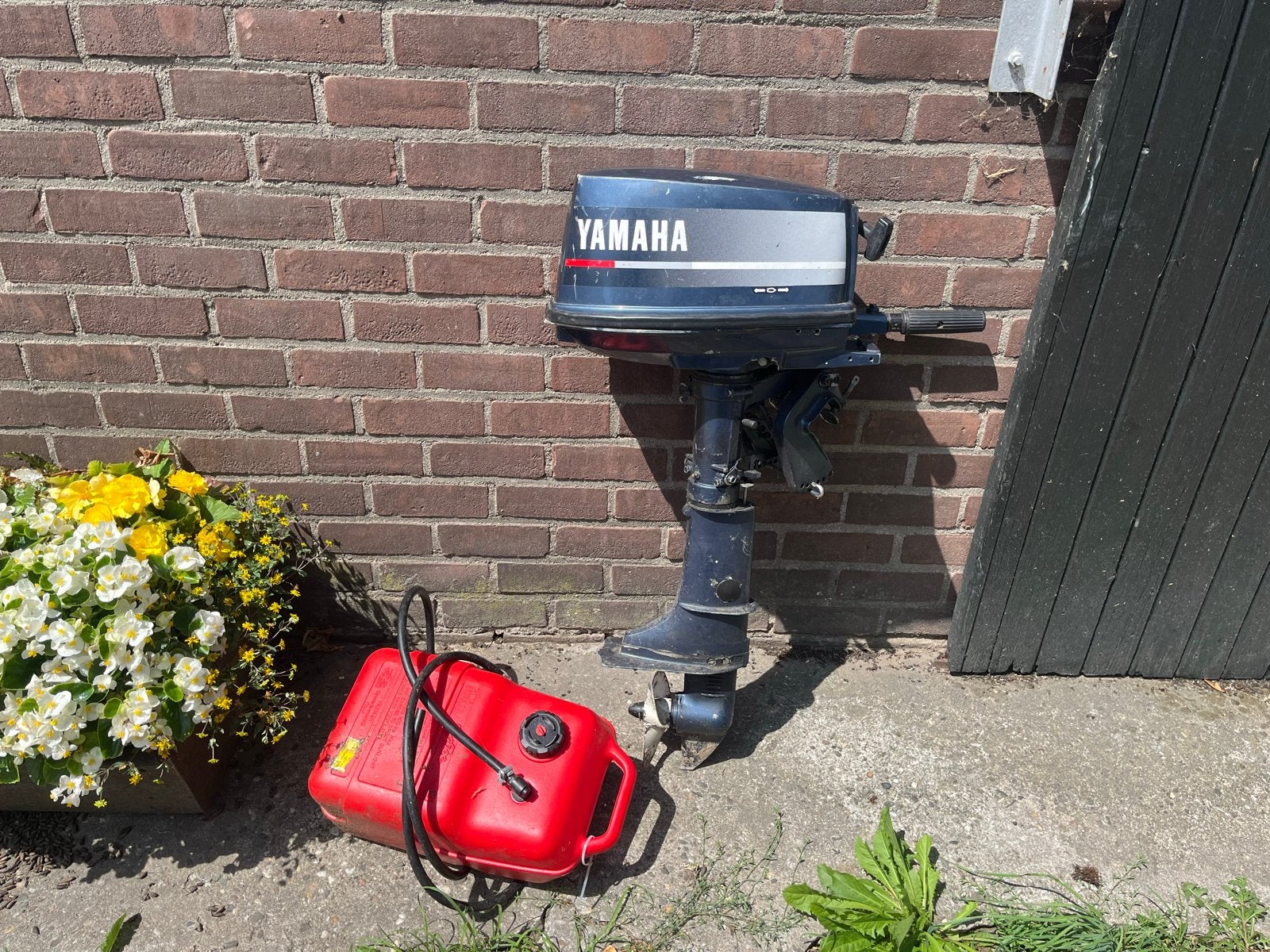 Yamha buitenboordmotor 5pk, Ophalen, Gebruikt, Motor en Techniek, Motorboot