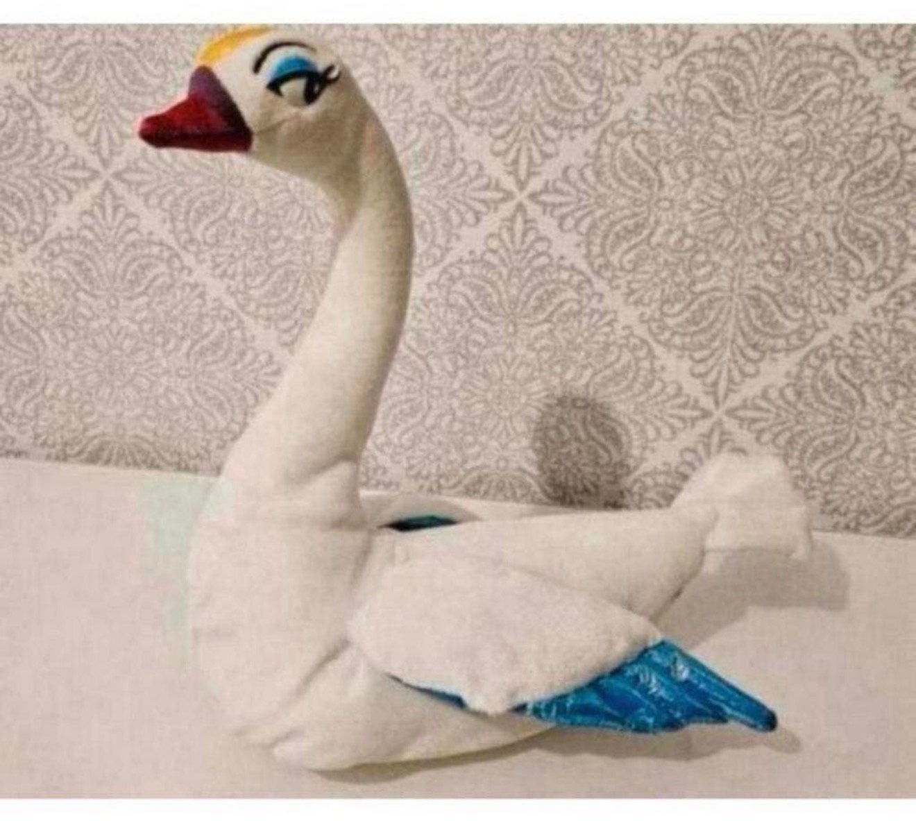 Zeldzaam Vintage Tyco 1994 The Swan Princess - zwaan plush, Ophalen of Verzenden, Zo goed als nieuw, H, H