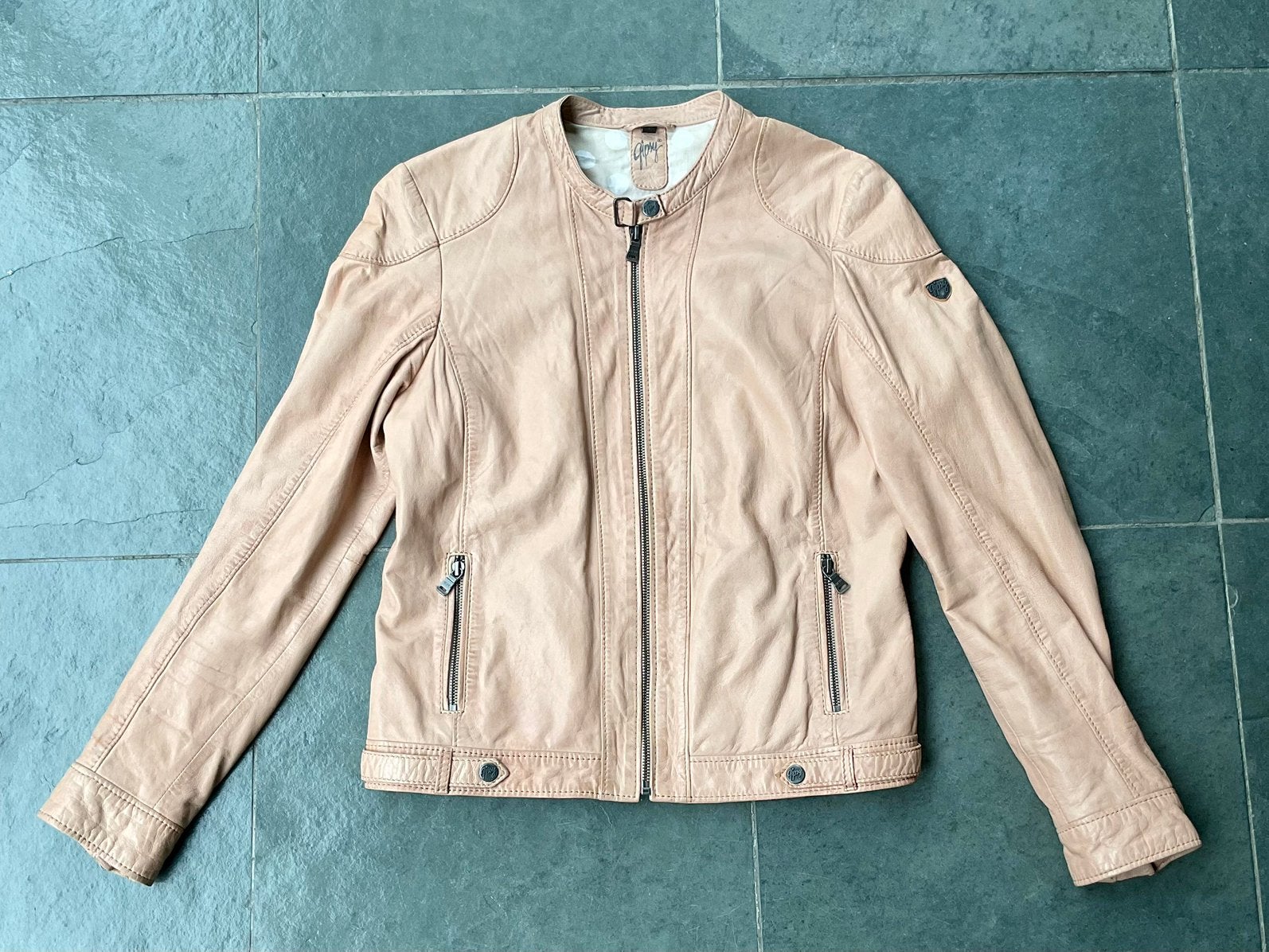 Leten jasje van Gipsy, Ophalen of Verzenden, Zo goed als nieuw, Maat 38/40 (M), Roze
